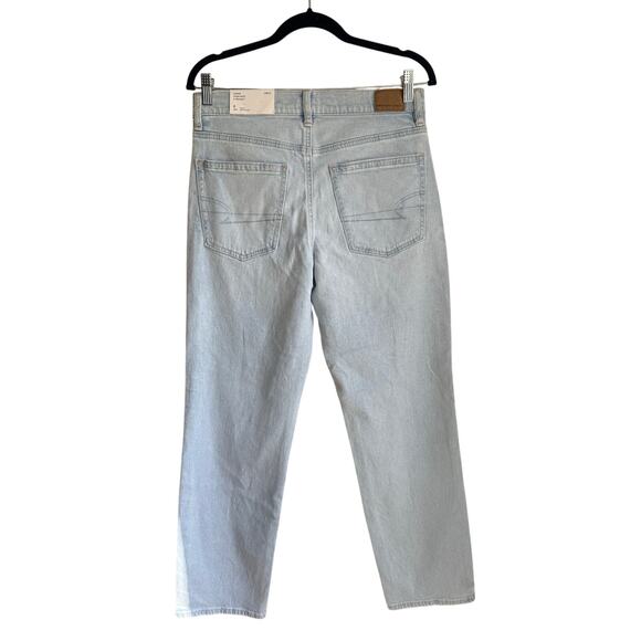American Eagle Super High-Rise Straight Jeans – Size 6 / 28W – Ice Blue - Picture 5 of 8